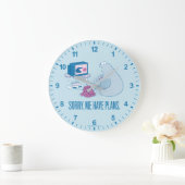 Krümelmonster Sorry, Große Wanduhr (Zuhause)