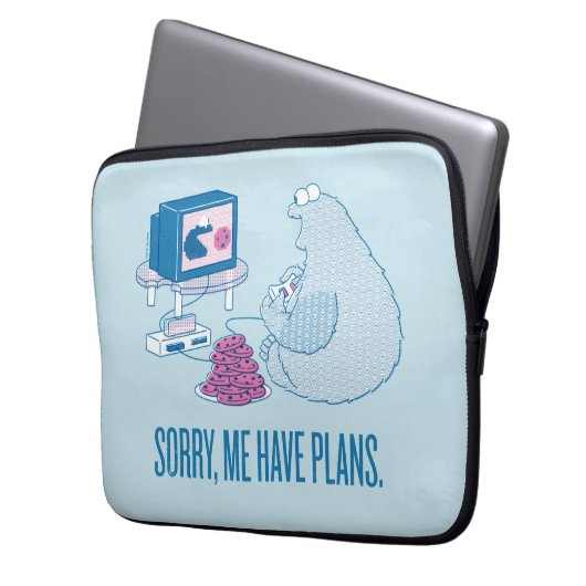 Krümelmonster Sorry, Laptopschutzhülle (Vorderseite Links)