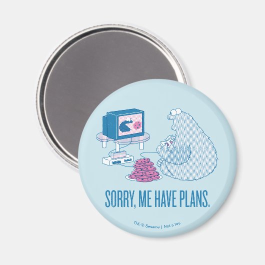 Krümelmonster Sorry, Magnet (Vorderseite/Rückseite)