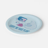 Krümelmonster Sorry, Pappteller (Schrägansicht)