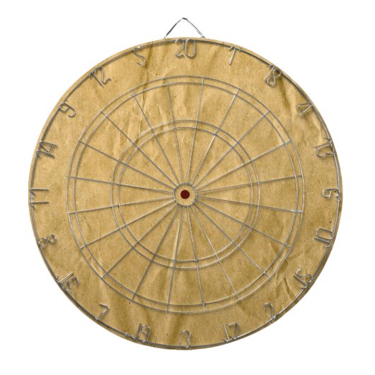 Krümelpappe Textur Dartscheibe (vorne)
