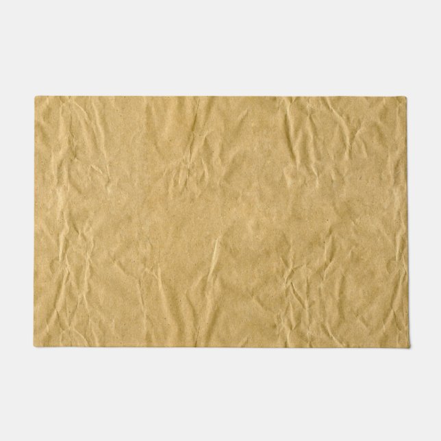 Krümelpappe Textur Fußmatte (Vorderseite)