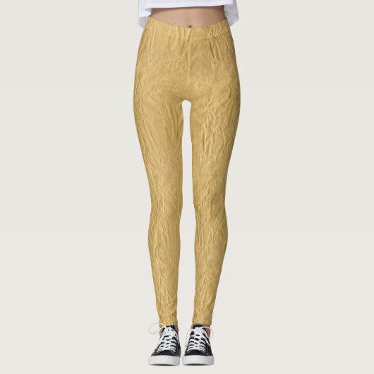 Krümelpappe Textur Leggings (Vorderseite)