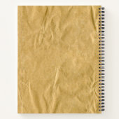Krümelpappe Textur Notizblock (Rückseite)