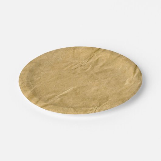 Krümelpappe Textur Pappteller (Schrägansicht)