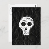 Krümelschwarz Postkarte (Vorne/Hinten)