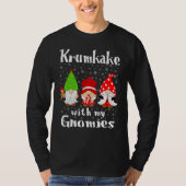 Krumkake With My Gnomies - Norwegian Waffle Cookie T-Shirt (Vorderseite)