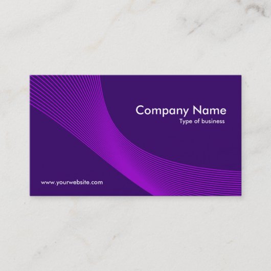 Krümmer - Schattierungen von Lila Visitenkarte (Vorderseite)