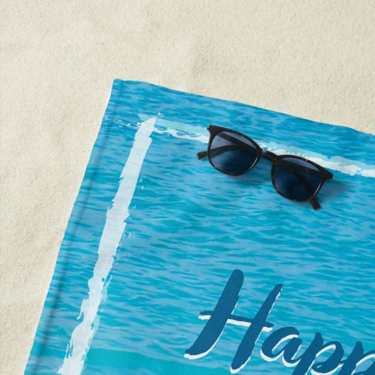 Krümmer Waves Strandtuch (Beispiel)