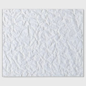 Krummer Weißpapier Textur Geschenkpapier (Flach)