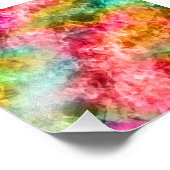 Krummlinge tropische Textur Fotodruck (Ecke)