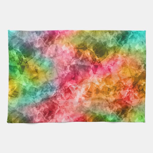 Krummlinge tropische Textur Handtuch (Horizontal)