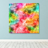 Krummlinge tropische Textur Leinwanddruck (Insitu (Holzboden))