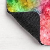 Krummlinge tropische Textur Mousepad (Ecke)