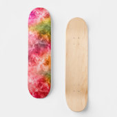 Krummlinge tropische Textur Skateboard (Vorderseite)