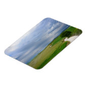 Krümmte Straße in Richtung eines Zielmagnet-Rechte Magnet (Linke Seite)