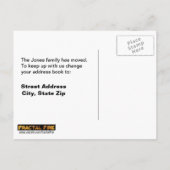 Krümmung Ankündigungspostkarte (Rückseite)