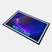 Krümmung - Begrüßung Fußmatte (Schrägansicht)