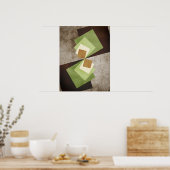 Krümmung eines Quadrats Poster (Küche)