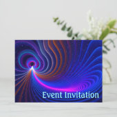 Krümmung Einladung (Stehend Vorderseite)