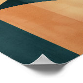 Krümmungen mit Platz für Text Poster (Ecke)