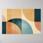 Krümmungen mit Platz für Text Poster (Vorne)