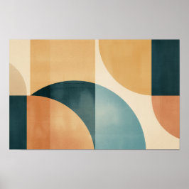 Krümmungen mit Platz für Text Poster