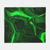 Krümmungen oder Wellen grün metallisch, tief dunke Fleecedecke (Vorderseite (Horizontal))