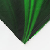 Krümmungen oder Wellen grün metallisch, tief dunke Fleecedecke (Ecke)