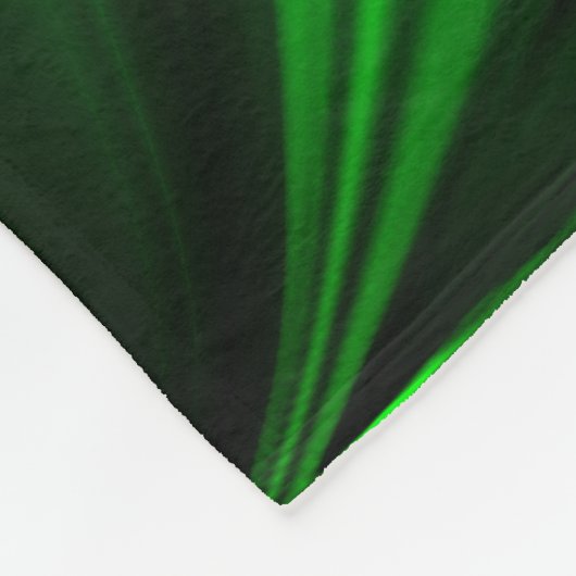 Krümmungen oder Wellen grün metallisch, tief dunke Fleecedecke (Ecke)