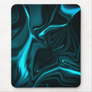 Krümmungen oder Wellen über dunklen Fonds Mousepad
