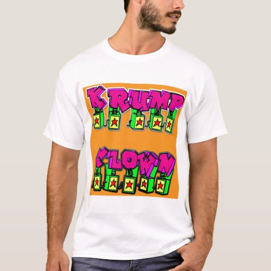 Krump Clown - besonders angefertigt T-Shirt (Vorderseite)