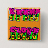 Krump Clown Button (Vorderseite)