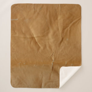 Krumpelter, grungeliger Papierhintergrund. Reihe - Sherpadecke