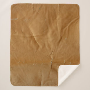 Krumpelter, grungeliger Papierhintergrund. Reihe - Sherpadecke