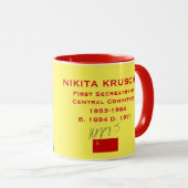 Kruschev Porträt-Tasse Tasse (VorderseiteRechts)