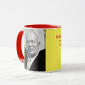 Kruschev Porträt-Tasse Tasse (Vorderseite Links)