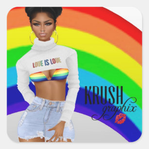 Krush Graphix LoveIsLove Stickers 00
