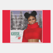 Krush Graphix von Ahsek Novel Gift Wrap 1 Geschenkpapier Set (Vorderseite)