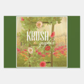 Krush Graphix von Ahsek Novel Gift Wrap 2 Geschenkpapier Set (Vorderseite 3)