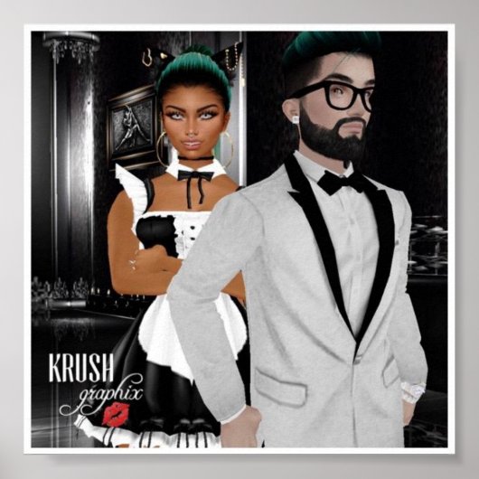Krush Graphix von Ahsek Novel Halloween Poster 2 (Vorne)