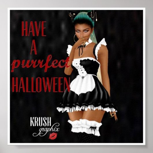 Krush Graphix von Ahsek Novel Halloween Poster 3 (Vorne)