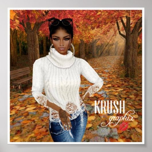 Krush Graphix von Ahsek Novel Hello Fall Poster 2 (Vorne)