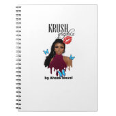 Krush Graphix von Ahsek Novel Notebook 1 Notizblock (Vorderseite)