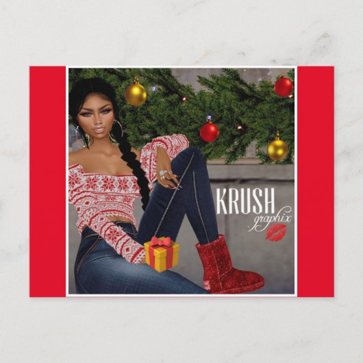 Krush Graphix von Ahsek Novel Postcard 12 Postkarte (Vorderseite)