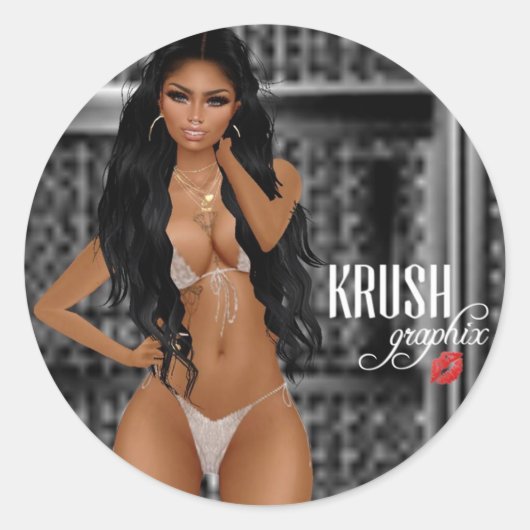 Krush Graphix von Ahsek Novel Stickers 06 (Vorderseite)