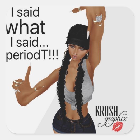 Krush Graphix von Ahsek Novel Stickers 19 (Vorderseite)