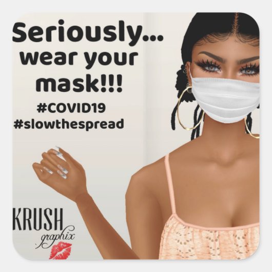 Krush Graphix von Ahsek Novel Stickers 51 (Vorderseite)