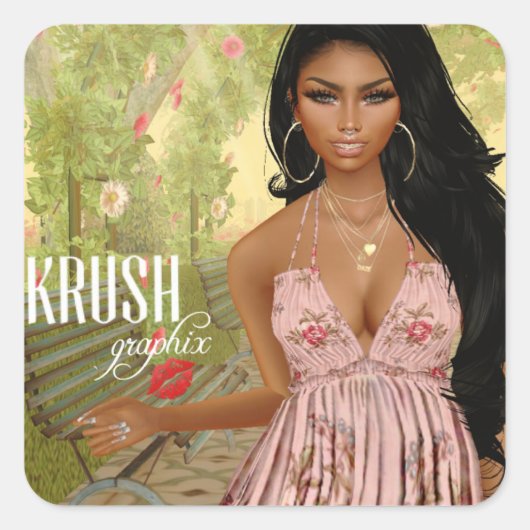 Krush Graphix von Ahsek Novel Stickers 54 (Vorderseite)