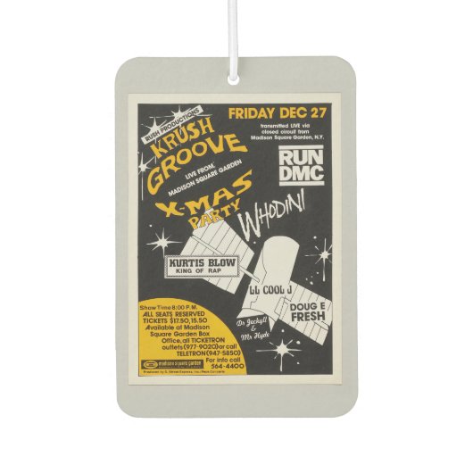 Krush Groove Christmas Party Autolufterfrischer (Vorderseite)